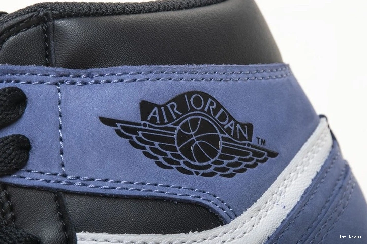 555088-115 OG Air Jordan Retro  High Blue 1 Moon 1009